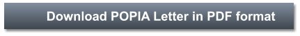Download POPIA Letter in PDF format